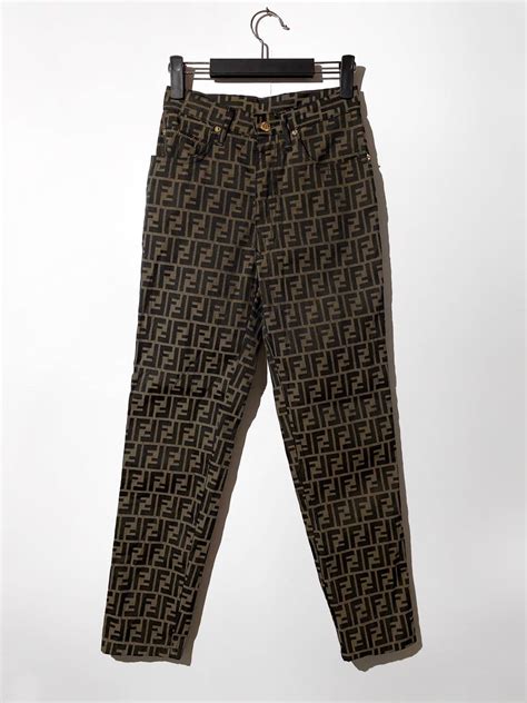 fendi zucca monogram pants|fendi shop online.